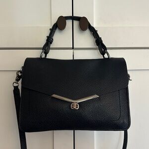 BOTKIER LEATHER SATCHEL WITH CROSSBODY